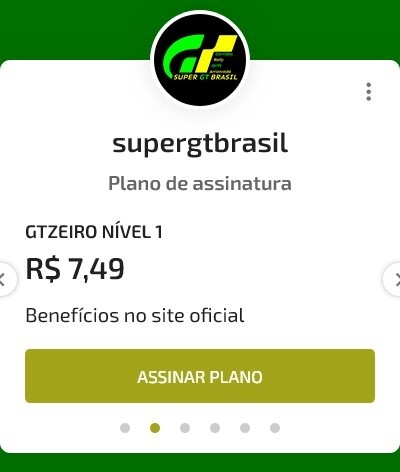 GTzeiro Nível 1 – R$ 7,49/mês
